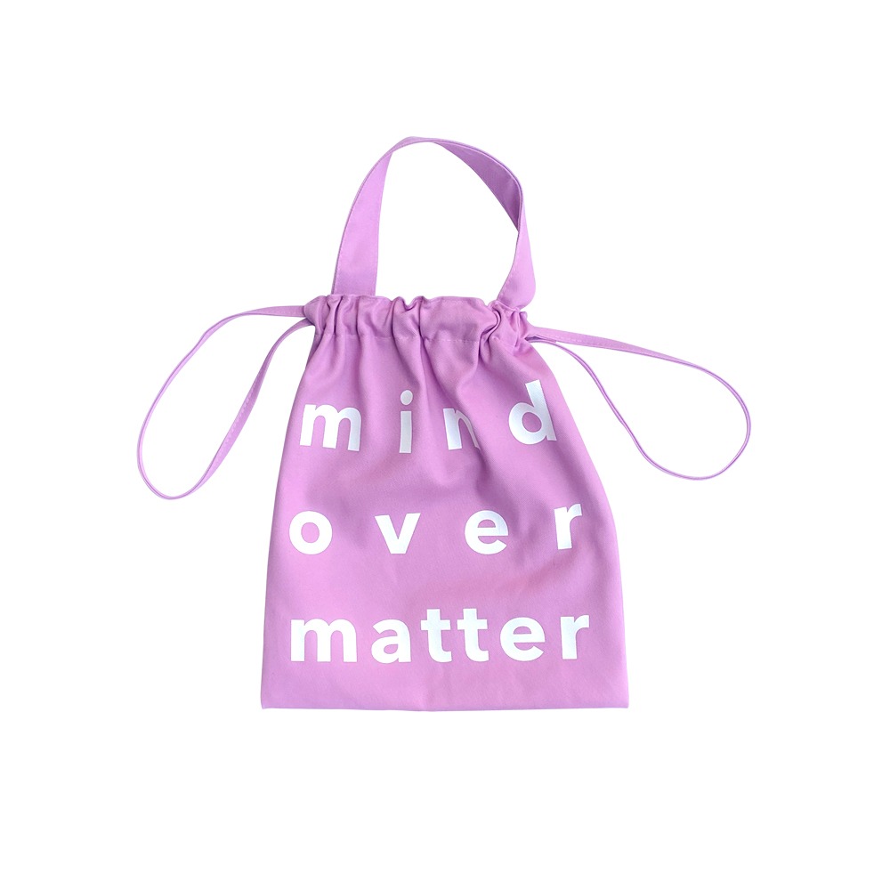 [New]cotton string bag - lilac